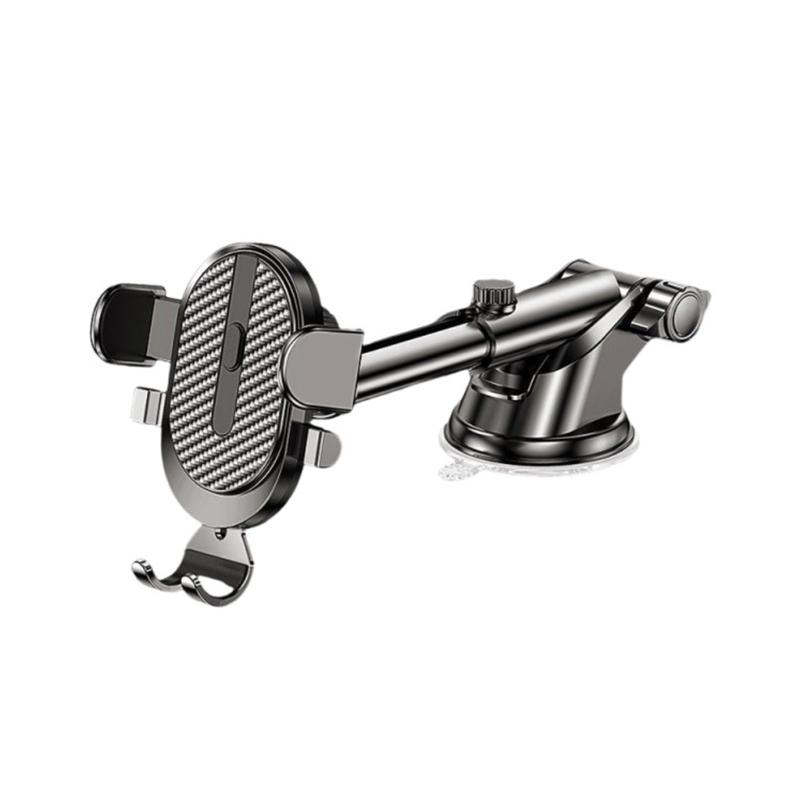 Регулируемый автомобильный держатель для телефона с функцией освобождения одним касанием и множеством углов обзора. Автомобильный держатель для всех смартфонов 1