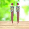 Women's Jewellery Earrings Crystal Tassel Handmade Earrings for Girls and Women