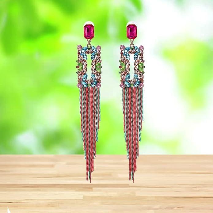 

Женские украшения Серьги Кристальная кисточка Серьги ручной работы для девочек и женщин Onesize