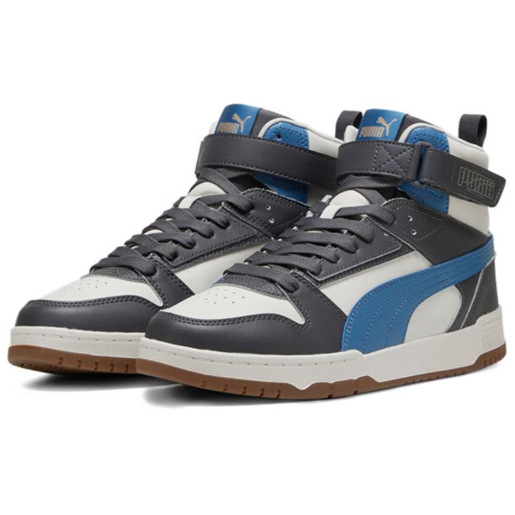 Puma Rbd Game Casual Comfortable Low-Top Sneakers Unisex Sneakers White Black Blue 385839-30