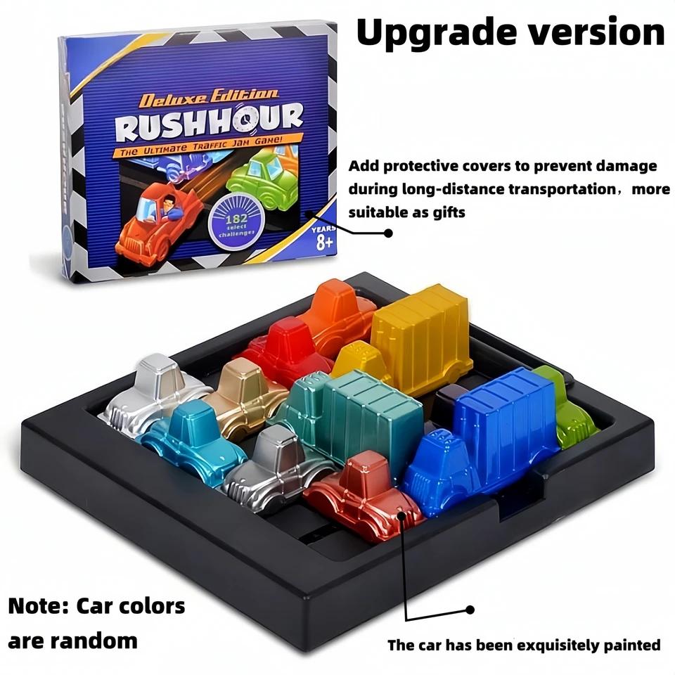 Puzzle Traffic Rush Hour Game for Kids Fun Racing Car Logical Reasoning Strategy Games Toy Educational Challenge for Children