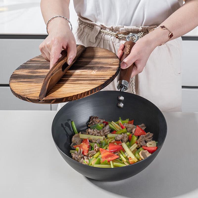 Debo Odella Uncoated Iron Wok