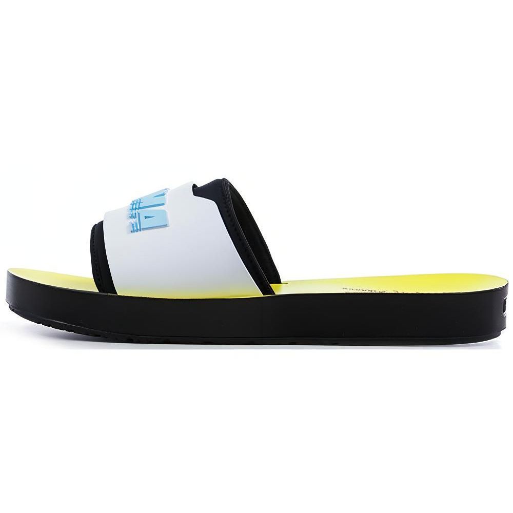 

Puma Fenty x Surf Slide Safety Yellow Women Sandals Black White 367747-02
