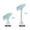Leaf Shape Drain Soap Box Soap Holder Box Bathroom Shower Soap Holder Sponge Storage Plate Tray Bathroom Supplies Soap Shelf