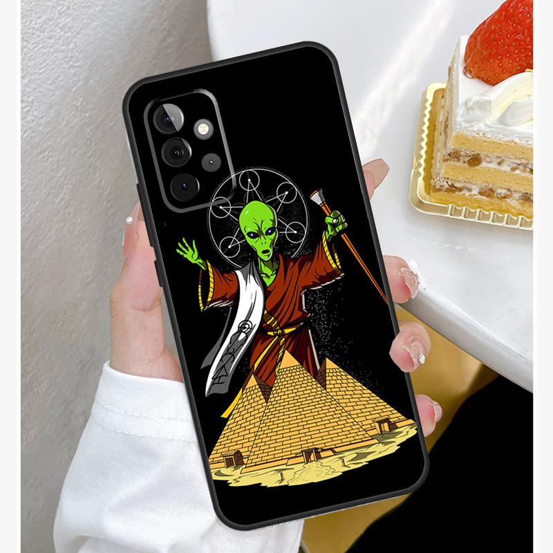 Space Alien Magic Funda For Samsung Galaxy A52 A32 A12 A14 A34 A54 A51 A71 A53 A33 A13 A15 A25 A35 A55 Case