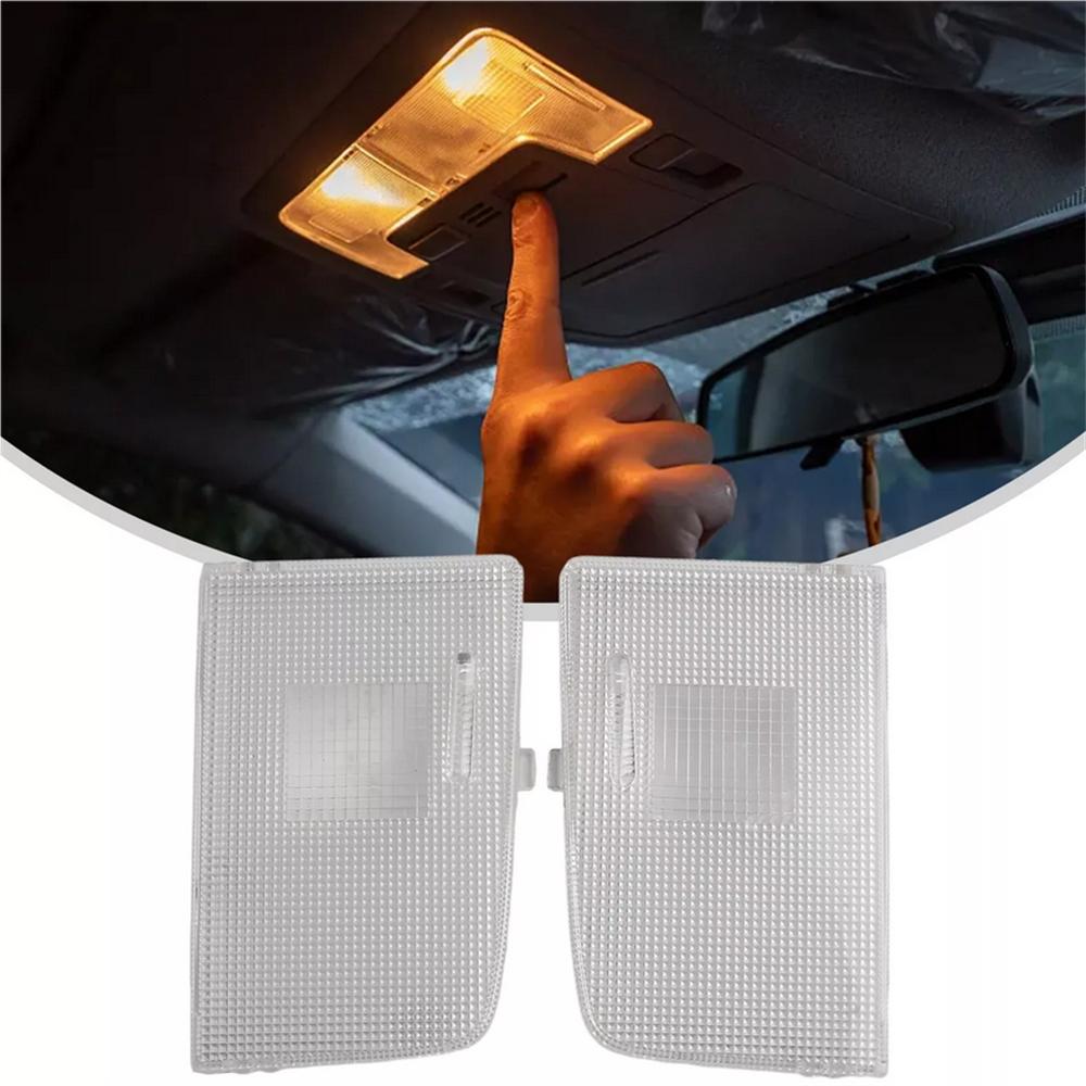 1Pair Interior Roof Map Lamp Lens For Toyota Corolla iM RAV4 Prius V 81266-42020