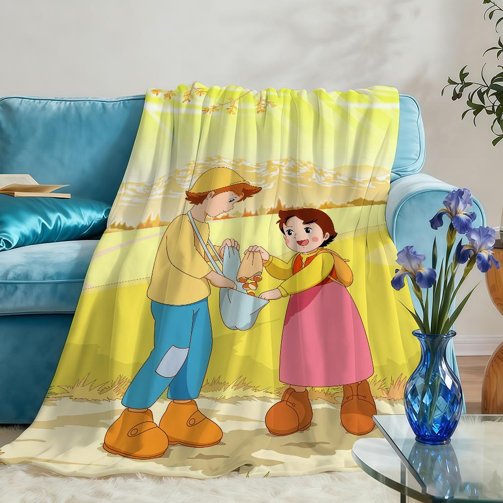 H-HeidiS-ES Ragazza Delle A-AlpS-ES Coperta Plaid Super Morbida Peluche Soggiorno Divano Divano Regali di Compleanno Infantili