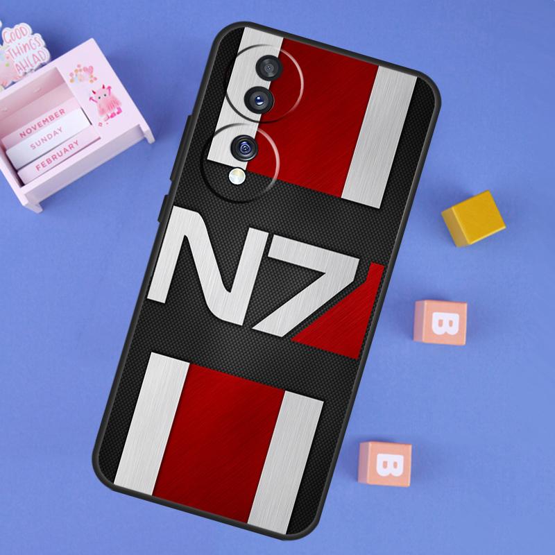 N7 Mass Effect Case For Honor Magic 6 Pro 5 Pro 50 70 90 Lite X6 X7 X8 X9 X8b X9b X6a X7a X8a X9a Cover