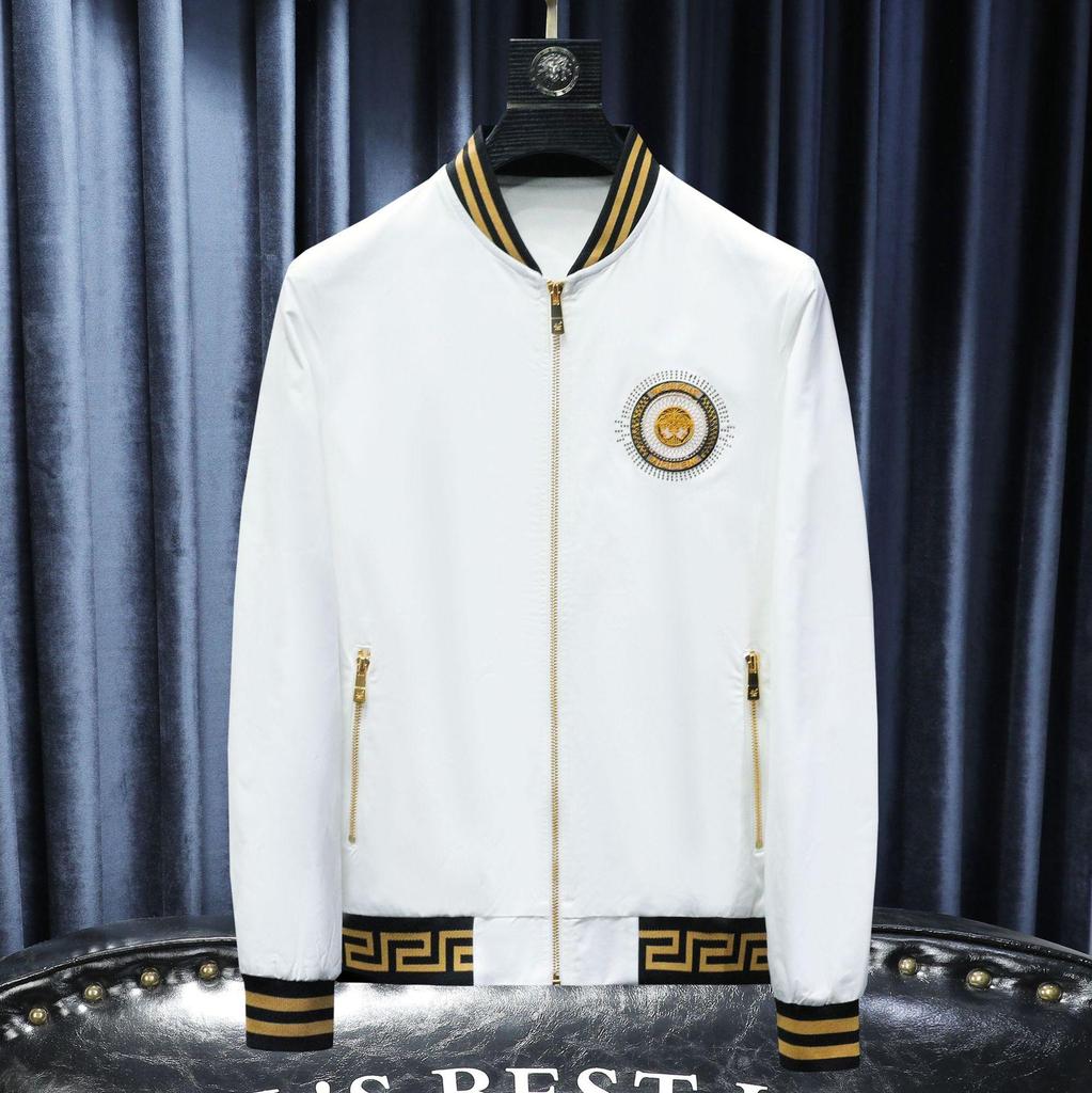 Men's Korean Slim Fit Stand-Up Collar Streetwear Jacket - Autumn Scottish Linen Style