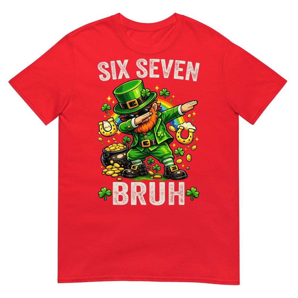 Bruh St Patricks Day Six Seven Kids Boys Unisex Unisex 67 Meme TShirt S