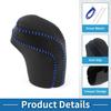 Anti-Slip Gear Shift Knob Cover Car Stick Shifting Handle Protector for Toyota Camry 2018-2024 Black Blue Faux Leather