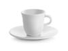 De'Longhi DLSC308 Espresso Dopio Coffee Cups (2 Pieces) - Ceramic, Latte Art, White (De'Longhi Warranty Covered)