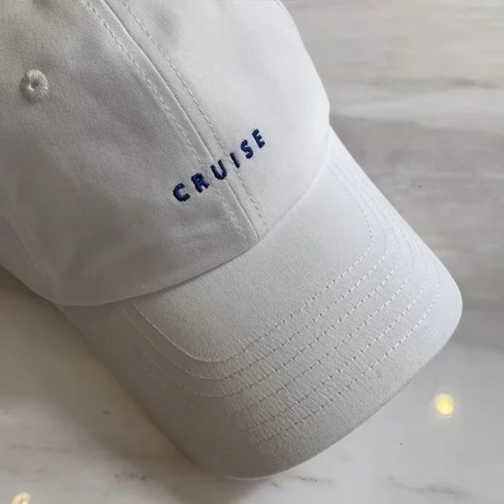 Solid Color Baseball Hat Korean Girl Outdoor Sun Visors Hat New Peaked Cap for Women