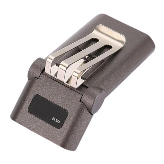 

Свет-клипса для шляпы USB-зарядка Мини Удобный Высокая Яркость Освещение Темных Зон 3 Умных Режима Рыбалка Фонарик Перезаряжаемый серебряный серый