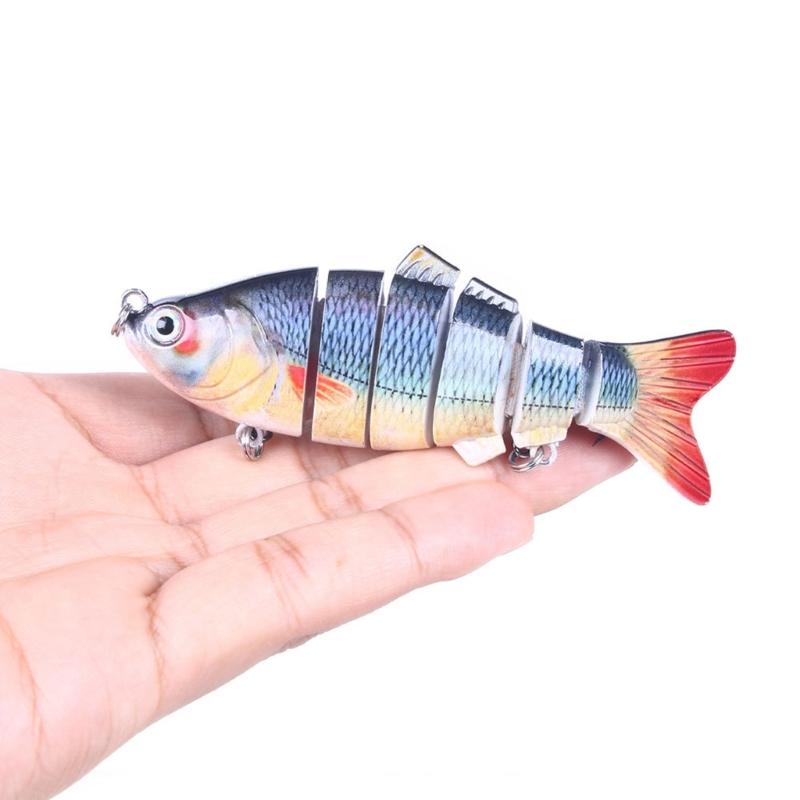 Mehrgelenkige Crankbaits 6 Segmente Hartköder Forellenköder Swimbait Minnow Angelköder Wobbler Angelausrüstung