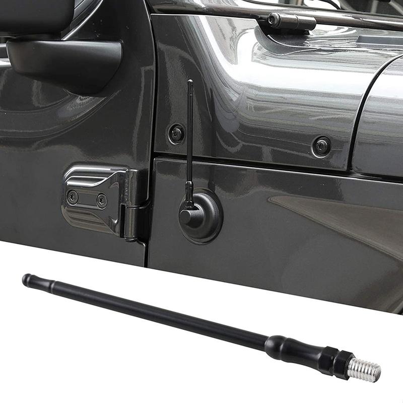 M63K-Radio Antenna For Wrangler Flexible Metal Car Radio Antenna For Jeep Wrangler JK JKU JL JLU 2007-