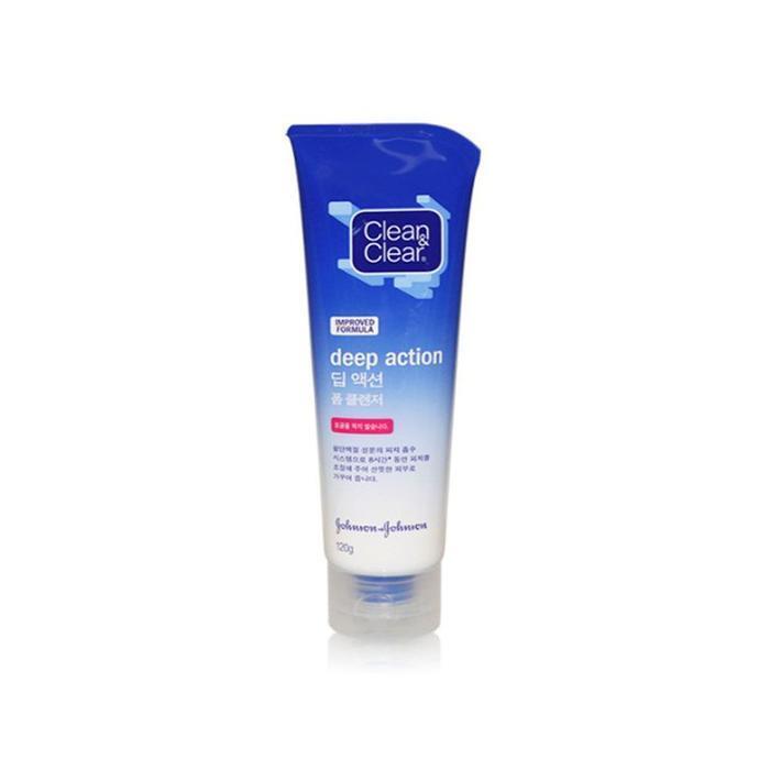 [QNS8667C_58] Deep Action Cleansing Foam Cleanser CLEAN & CLEAR 120g (39794791)