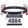 Outdoor Running Waist Belt Triathlon Marathon Race Number Belt with Gel Holder Cloth Belt Motor Gym Fitness Sport Accessories