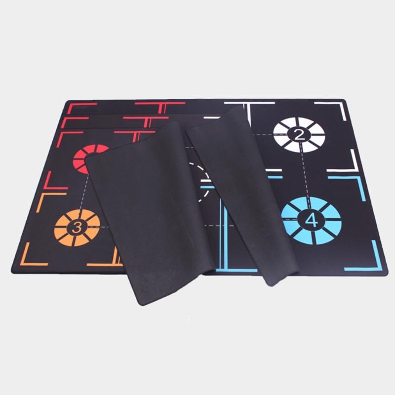 Basketball Foot Training Mat Slip Proof Rubber Foot Mat For Basketball Player Enhances Agility And Speed