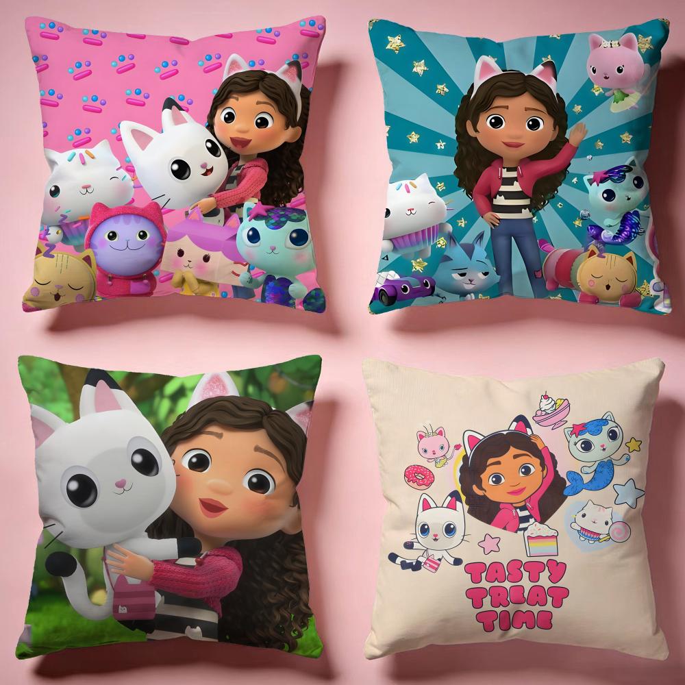 Fashion GGabbys Dollhouseful Cushion Cover Comfortable Durable Pillow Cover MultiScene for Home Office Car Sofa