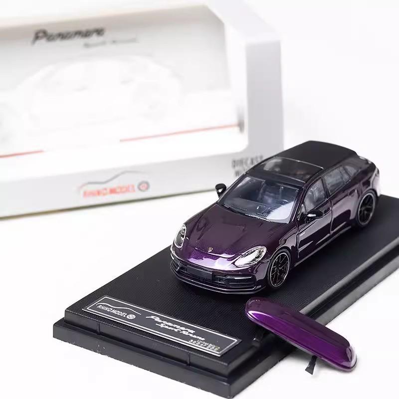

New In Stock Rm 1:64 Porsche Panamera Travel Purple Edition Alloy Miniature Diecast Car Model Panamera Suv Car Model Toys Gift фіолетовий