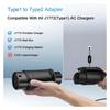 Typ 1 zu Typ 2 Elektroauto-Ladegerät-Adapter 32A Elektroauto-Ladegerät-Stecker SAE J1772