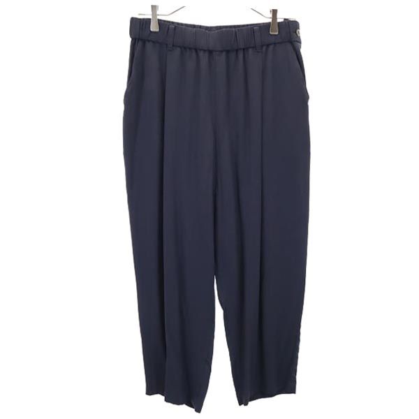 Y's for Living Made In Japan Saruel Pants Dark Blue Wide Roomwear Women Used