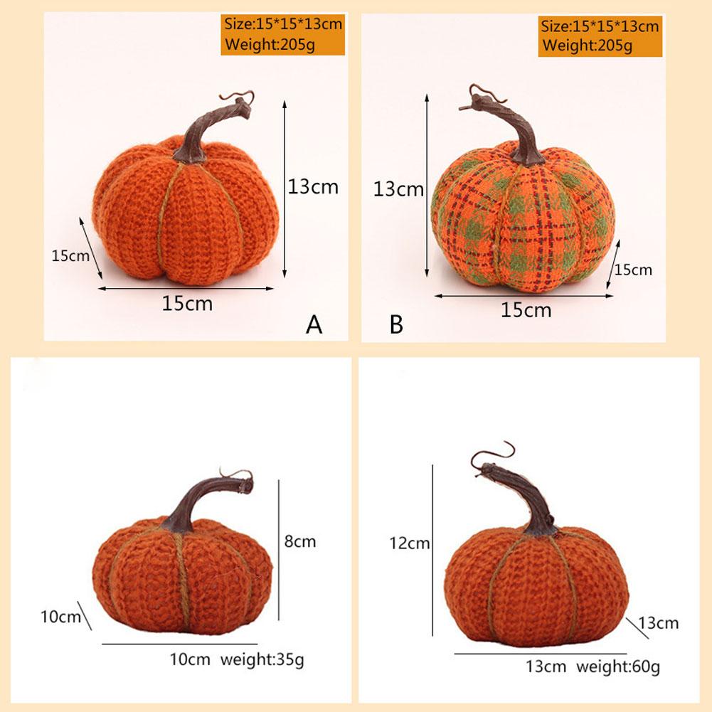Holiday Decor Pumpkins Props Home Party Vintage Style Pumpkins Props Ornaments For Party Festivals Decor