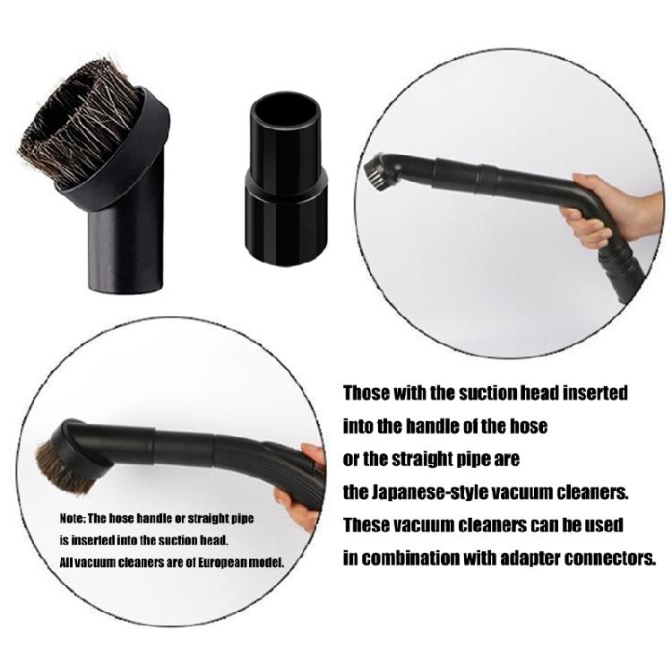 Vacuum Cleaner Accessory Set Nozzles 32mm Crevice Nozzle Car Nozzle Upholstery Brush Dust Hair Removal Accessories