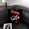 J-Judas Priestt Band Cushion Cover Natural Linen Organic Fabric Double-Sided Printing Sofa Home Decor Gift Pillow Case