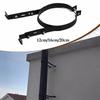 Adjustable Stainless Steel Fireplace Support, Chimney Flue Clamp, Wall Mounting Strap, Hanging