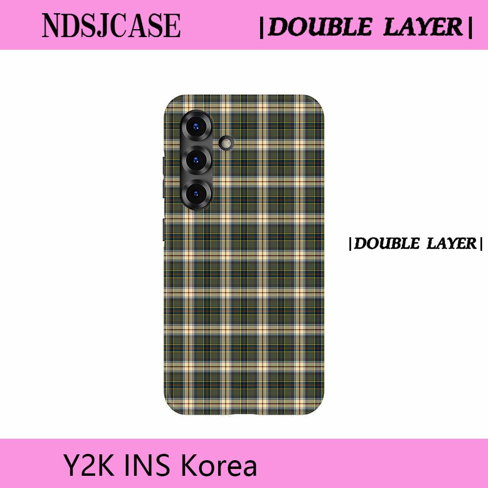 

Luxury Clmj SWAG Cozy Spot Phone Case for Samsung Galaxy A56 S20 S23 S24 S25 S26 FE Plus Ultra Edge 4G 5G Double-layer Cover S23 Ultra 5G