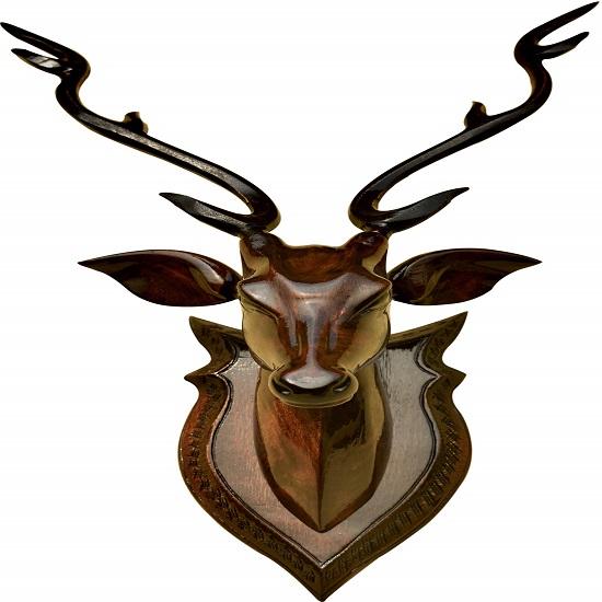 Deer Head Wall Hanging Wooden Deer Artwork Wall Decoration Product Wall Decor