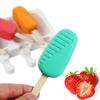 Silicone Ice Cream Mold DIY Homemade Popsicle Moulds Freezer 4 Cell Small Size Ice Cube Tray Popsicle Barrel Makers Baking Tools