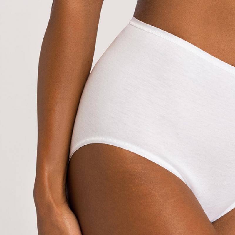 Hanro Cotton Seamless Maxi Briefs  White 71625 