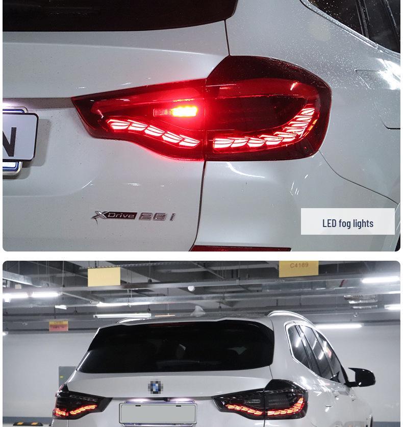 BMW X3 (2018-2021) OLED Dragon Scale Taillight Assembly with Sequential Turn Signal