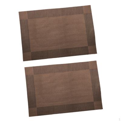 2 Stück Küchen-Platzsets, Rechteckige Tischsets, Hitzebeständig für Restaurant, Innenbereich, Schreibtisch,