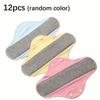 1/7/9/12Pcs Washable Incontinence Pad Reusable, Elderly Care, Panty Liner Feminine Hygiene Mat, Elderly Urine Leakage Prevention