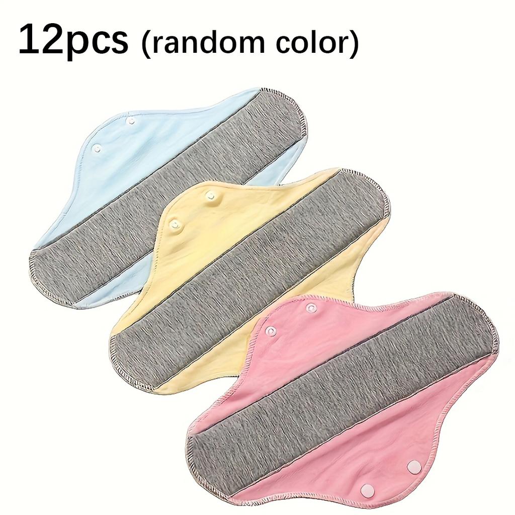 1/7/9/12Pcs Washable Incontinence Pad Reusable, Elderly Care, Panty Liner Feminine Hygiene Mat, Elderly Urine Leakage Prevention