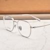 High Quality Ultralight Pure Titanium Glasses Frame For Men And Women Fashionable Retro Eyeglasses Optical Prescription Eyewear