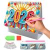 2026 Gem Art Desk Calendar 12-Month Planning Decoration, Personal Time Management Planner Goals Appointments Organizer