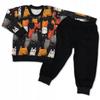 Cotton Pajamas 128 Children's Pajamas 2-Piece Digital Print With Kittens
