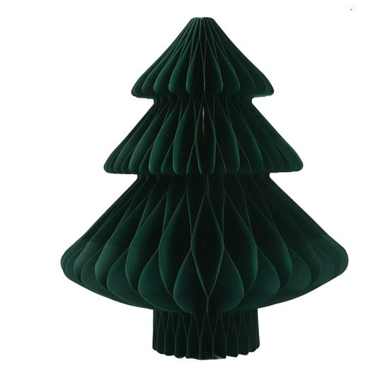 Honeycomb Christmas Tree 3D Honeycomb Table Centerpiece Folding Paper Christmas Tree Ornament for Winter Home Xmas Party Decoration
