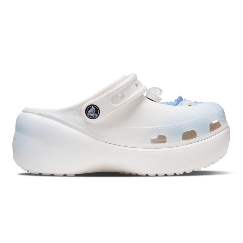 Crocs Sea Salt Milk Foam EVA Simple and Atmospheric Hole Shoes Unisex White