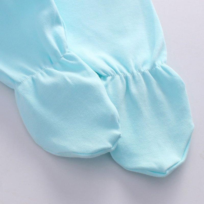 Nyfödd Baby Pojke Flicka Klädset + Hatt + Haklapp Tecknat Tryck 0-3M