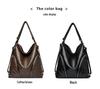 Women's Large Capacity Soft Leather Backpack & Crossbody Handbag - Korean Style