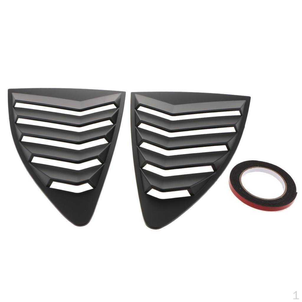 

2x Car Auto Decorative Intake Black