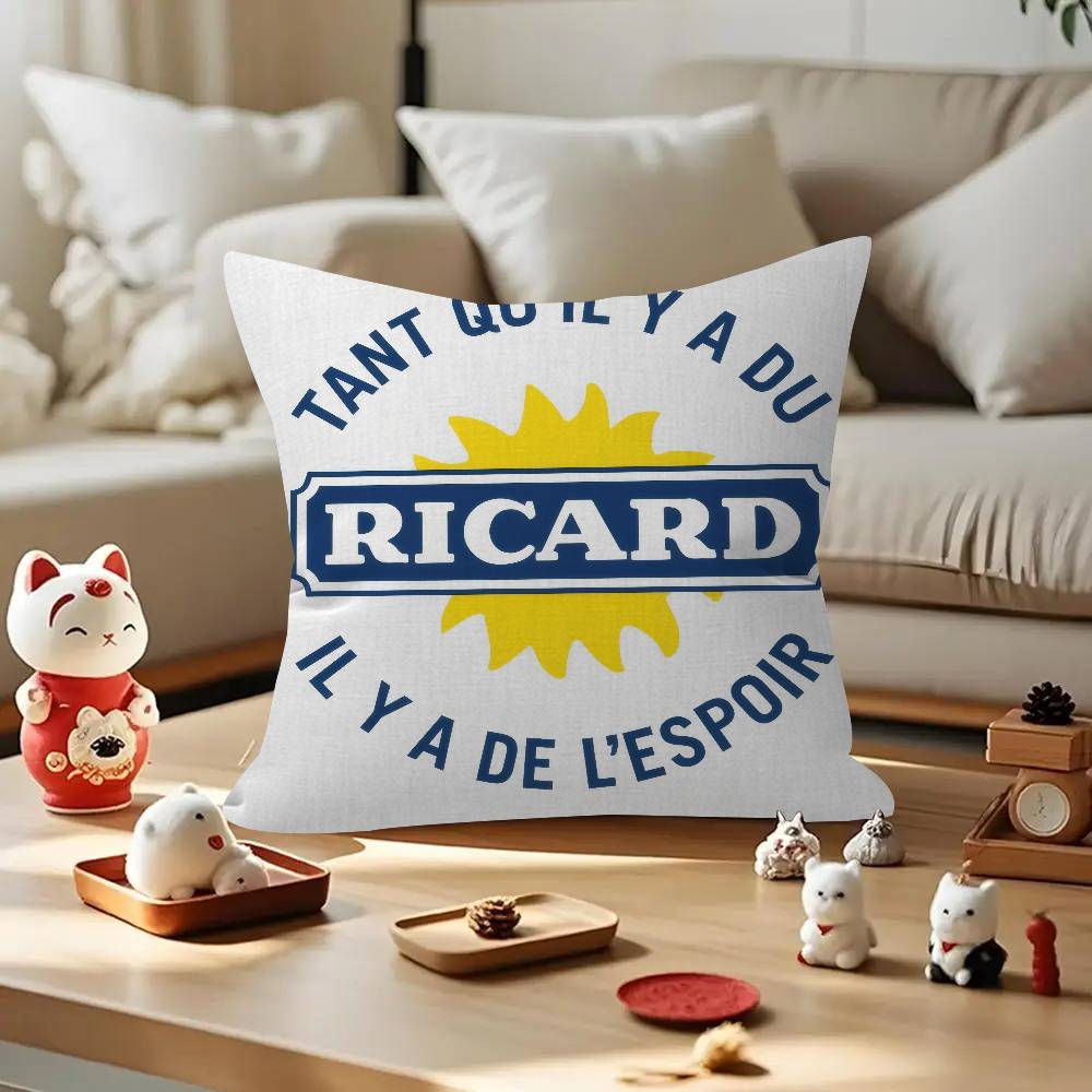 Pillow Anime Pillow Sofa Bed Head Pillow Cover Cushion Cover Fashion LOGO R-RicardES Beer