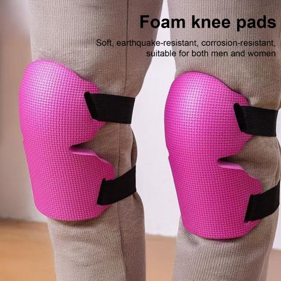 Gardening Knee Pads for Women Men Foam Knee Protectors Knee Protection Pad with Adjustable Straps for Gardening Roofing