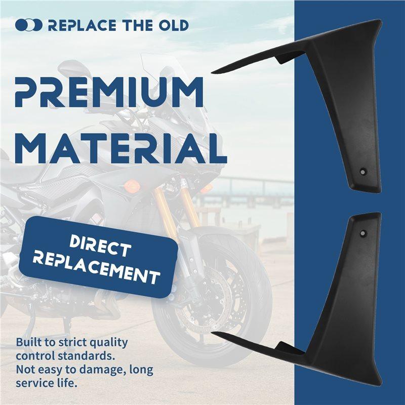 Motorcycle Side Spoiler Aerodynamic Wing Deflector Naked For MT-09 Gen 4 MT09 MT-09 SP 2024 2025 Black